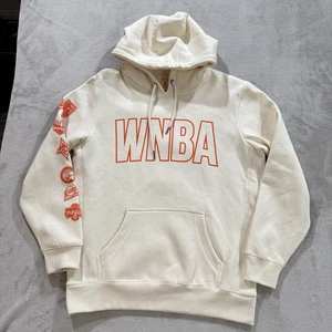 WNBA Playa Society Hoodie Creme/Orange Größe L Basketball - Bild 1 von 5