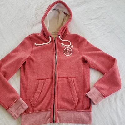 Abercrombie & Fitch Y2K Mujer Pequeña Músculo Sudadera con Capucha Cremallera Completa Foto 1 de 4