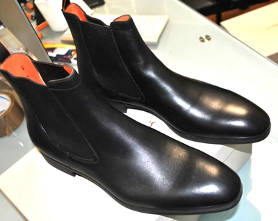 SANTONI STIVALETTO  PELLE 980,00 CART. 43 NERO SANT-25A14 - Image 1 of 4