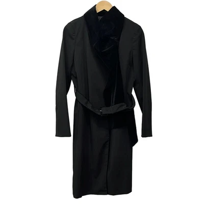 Auténtico abrigo para mujer ANTEPRIMA - marrón oscuro negro Foto 1 de 4