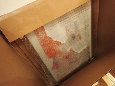 Mapa Topográfico Muir Way 3D Relieve Elevado 25x37 con Marco de Nogal - Totalmente Nuevo Foto 1 de 4