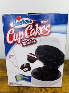 Hostess Mini Cup Cakes Maker Bake your own Electric Machine & Recipe, Pastry Bag - Picture 1 of 5