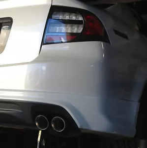 Dual 4" Quad Style Titanium Exhaust Tips Fits Acura TL 2004-2014 - Picture 1 of 6