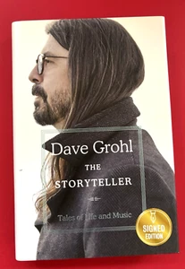 DAVE GROHL Signed Hardback STORYTELLER Book 1st Edit PSA DNA COA Foo Fighters - Picture 1 of 5