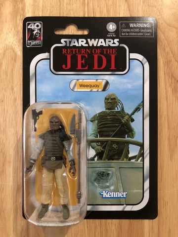WEEQUAY, 2023 HASBRO 3.75 IN., from "RETURN OF THE JEDI", VC107, IN HAND Cover