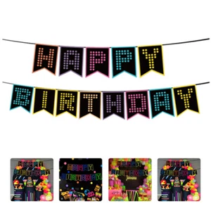 Glow Birthday Party Decorations Glow Birthday Party Favor Birthday Party Favors - Picture 1 of 12