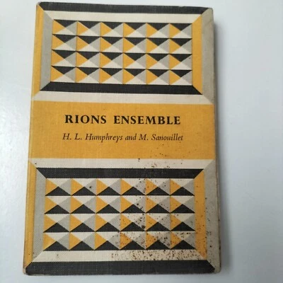 Rions Ensemble by Humphreys and Sanouillet Longmans Paperback 1967 Ex Library - Image 1 of 4