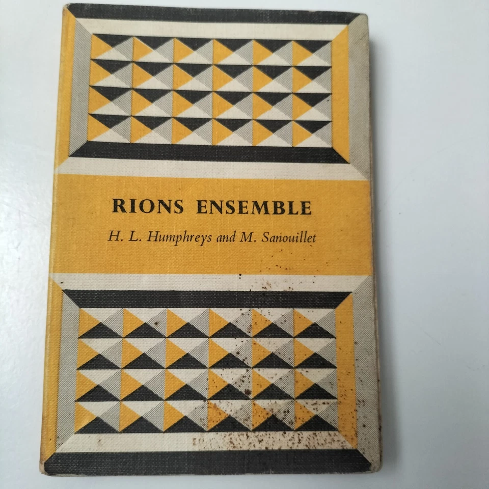 Rions Ensemble by Humphreys and Sanouillet Longmans Paperback 1967 Ex Library - Image 1 of 4