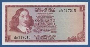 SUDAFRICA // SOUTH AFRICA -- 1 RAND ND ( 1967 ) -- SC- // aUNC -- PICK 109b . - Bild 1 von 2