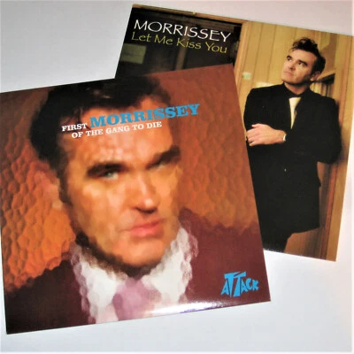 MORRISSEY First Of The Gang To Die Let Me Kiss You 7" UK 45 The Smiths Attack 04 - Image 1 of 4