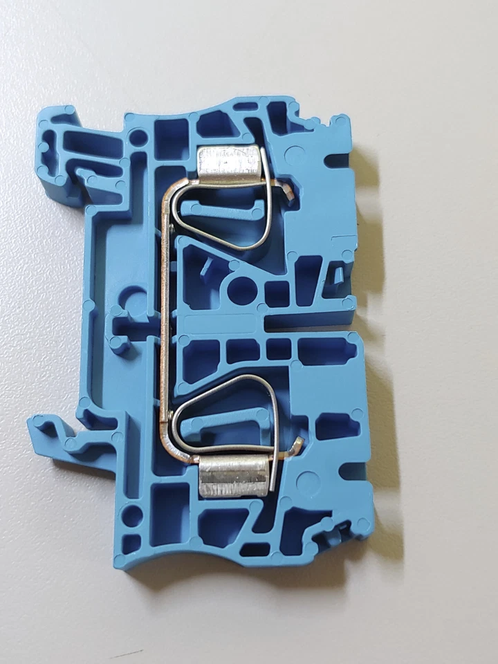 Weidmüller ZDU 4 BL N-Durchgangs-Reihenklemme, Zugfederanschluss, 4mm², blau