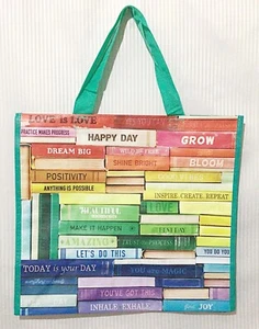 Reusable Shopping Bag For Life MOTIVATIONAL Theme Tote GIFT BAG 50 x 40cm - Picture 1 of 8