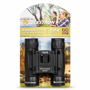 CELESTRON FOCUSVIEW 12 X 25 Multi-Purpose Binocular - 12x Magnification - Picture 1 of 1