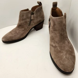 Vionic ankle boots women's 10 taupe grey suede Cecily pointed toe comfy new $180 - Picture 1 of 14