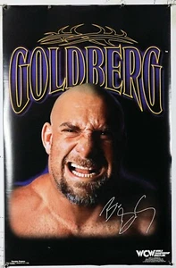 GOLDBERG II poster vintage wrestling SNARLING WCW 22,50" X 34,75" NOS (b715) - Foto 1 di 3