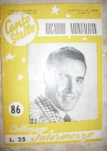 CENTO STERNE 86/1951 MINI MAGAZIN KINO RICARDO MONTALBAN - SAMMLUNG KT - Bild 1 von 1