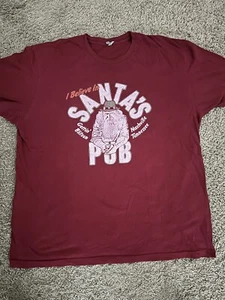 Santa’s Pub Nashville Tennessee T Shirt Size XXL Or XL dive bar - Picture 1 of 2