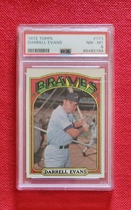1972 Topps #171 Darrell Evans NM-MT  (PSA 8)