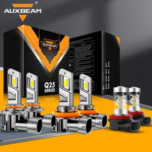 AUXBEAM Canbus LED Headlight High Low Fog Bulb 6000K For Toyota Sienna 2011-2024 - Picture 1 of 12