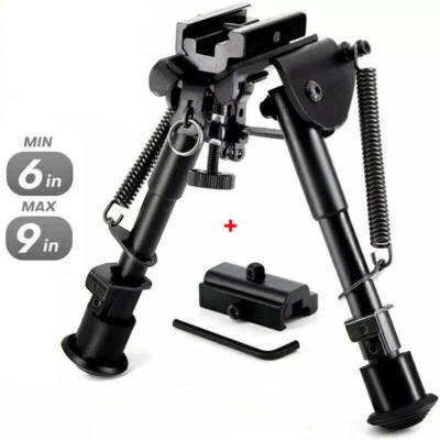 UNIQUEFIRE 6Zoll Einstellbare Taktische Bipod Gewehr Zweibein Faltfeder für Jagd Luftgewehr
