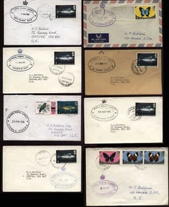 1970's British Soloman Isole Postale Storia Lotto, Ohm & Postale AGENCY'S (11) - Picture 1 of 2