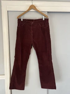 Vintage Men’s JC penny Corduroy Brown Jeans 36x29 Regular Straight Made In USA - Picture 1 of 10
