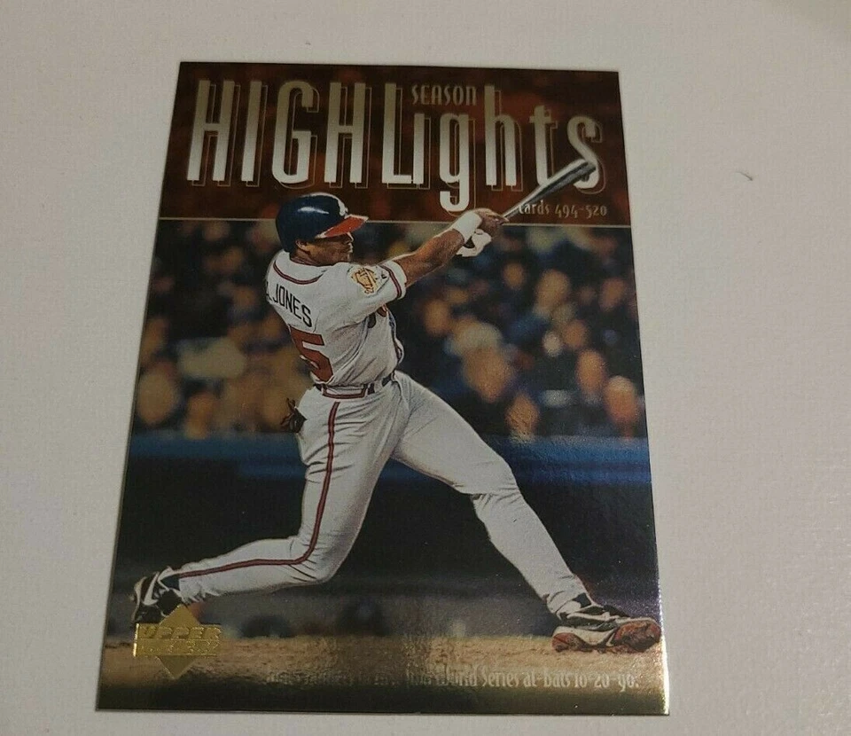 1997 Upper Deck #324 Andruw Jones SH CL Braves  - Image 1 of 1
