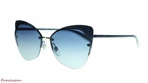 Gafas de sol redondas para mujer BVLGARI BV6096 20204 L azul/azul gris lente degradada 58 mm - Imagen 1 de 4
