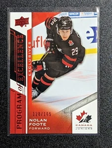 111 Nolan Foote - Program Of Excellence Exclusives - Team Canada 2020 - UD - Bild 1 von 2