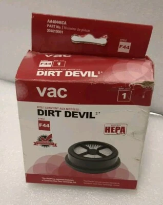Filtro de vacío Dirt Devil F44 Foto 1 de 4
