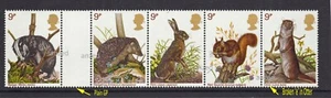 GB SG Error: W370b R8 S9 Broken 'e' in otter GP 9P SG 1042 1980 wildlife-5883A - Picture 1 of 2