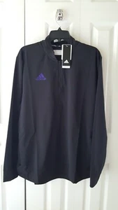 adidas Men's UNDER THE LIGHTS LONG SLEEVE WOVEN 1/4 ZIP FQ1734 - Picture 1 of 12