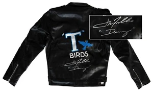 John Travolta Autographed Grease T-Birds Motorcycle Jacket ASI Proof - Picture 1 of 3