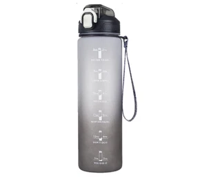 1 litre Motivational Fitness Sport Water Bottle - Picture 1 of 7
