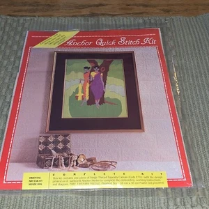 Anchor Quick Long Stitch  Kit. Oriental Art. East Java Indonesia.  New Sealed. - Picture 1 of 6