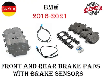 Juegos de pastillas de freno delanteras y traseras con sensores para BMW, Mini Cooper X1 X2 X3 X4 430i Foto 1 de 4