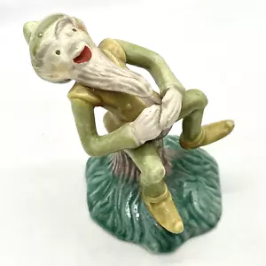 Figura Duende Cerámica Elfo Riendo Diseño M/K Japón Irlandés San Patricio De Colección - Imagen 1 de 15