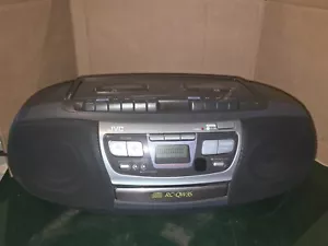 JVC RADIO DOUBLE CASSETTES CD - RC-QW35BK - Bild 1 von 8