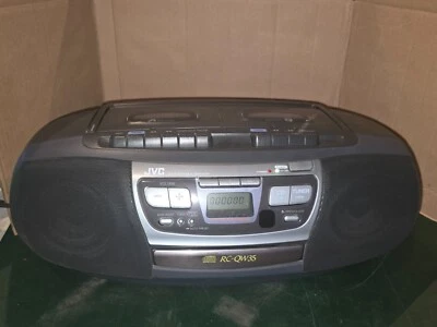 JVC RADIO DOPPELKASSETTEN CD - RC-QW35BK - Bild 1 von 4