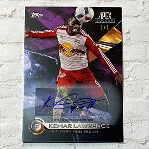 1 of 1! 2016•Kamar Lawrence• 1/1 AUTOGRAPH! Topps Apex #33 - Picture 1 of 7