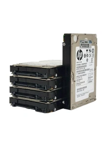 LOT OF 5 - 627114-002 HP 300GB 10K 6Gb/s SAS 2.5" HDD Hard Drive - Picture 1 of 4