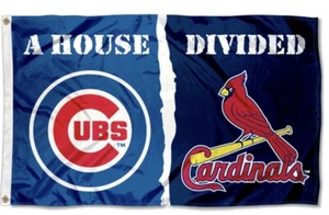 St. Louis Cardinals Chicago Cubs MLB Flag 3x5 ft Sports Banner Man-Cave Garage - Picture 1 of 1