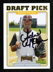 2005 TOPPS ANDREW MCCUTCHEN AUTOGRAPHED VINTAGE PERIOD SIGNED AUTO ROOKIE CARD - Picture 1 of 2