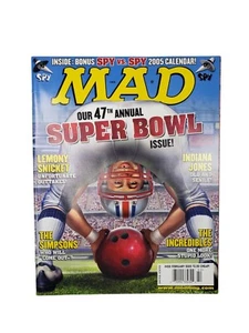 Revista MAD #450 febrero 2005 Dos hombres y medio Super Bowl Los Increíbles  - Imagen 1 de 3