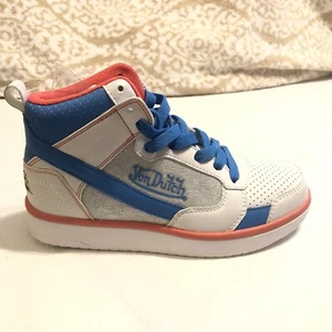 Von Dutch Kids Size 13 Right Shoe AMPUTEE New Sample White Tennis Shoe High Top - Picture 1 of 5
