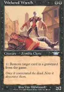 *MRM* FR/VF 4x Withered Wretch (Mis�rable loqueteux) MTG LGN - Picture 1 of 1