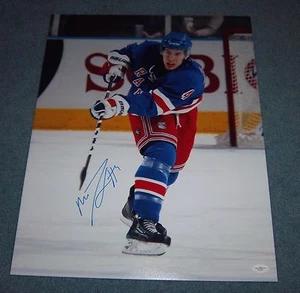 New York Rangers Michael Del Zotto Signed Autographed 16x20 Photo JSA A - Picture 1 of 1