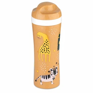 Koziol Drinking Bottle Oasis Zoo, Water Bottle, Plastic, Nature Wood, 425 ml - Picture 1 of 5