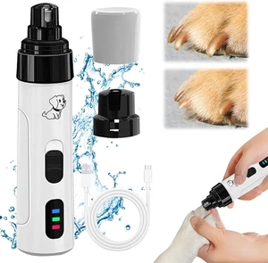 Silent Grind Pro Dog Nail Grinder Electric Rechargeable Pet Clipper - Picture 1 of 11