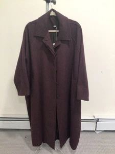 Made In Italy Kaschmir Mix Burgund Mantel 42 Neu mit Etikett - Bild 1 von 3
